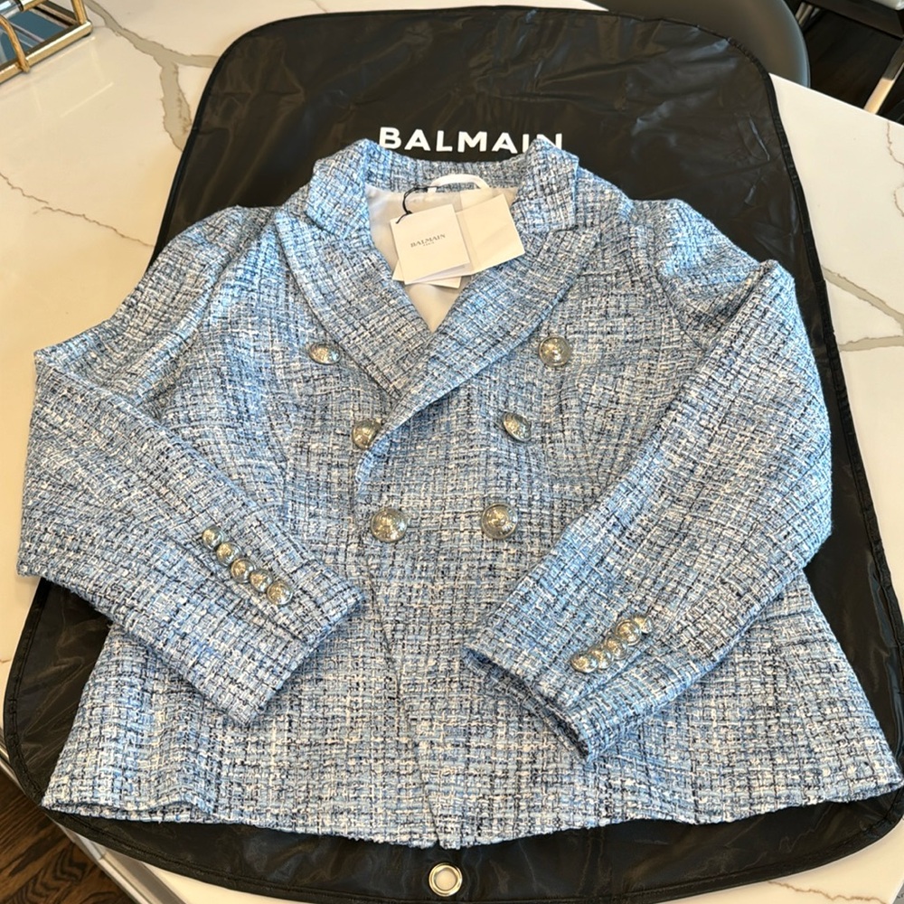 Authentic BALMAIN tweed jacket